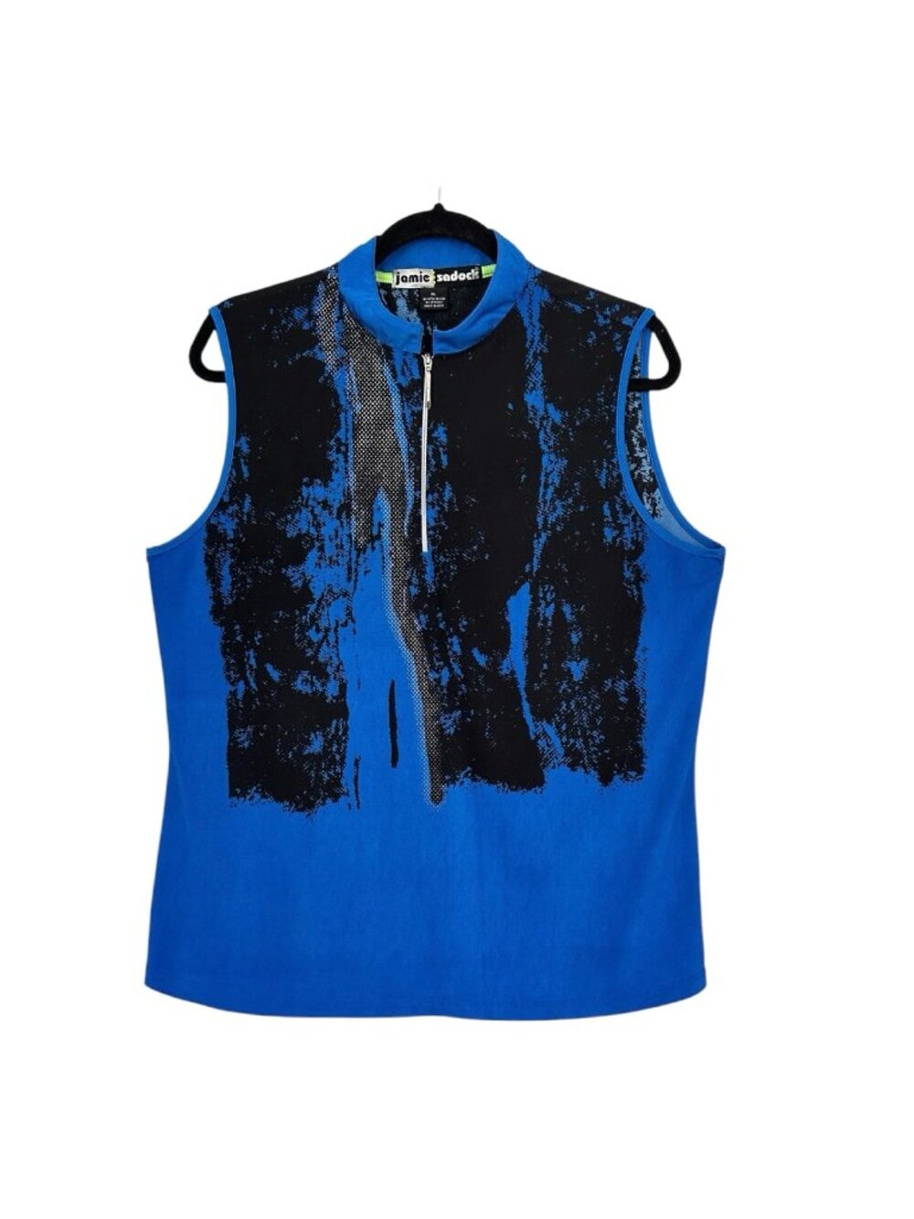 Jamie Sadock Sleeveless 1/4 Zip Golf Shirt